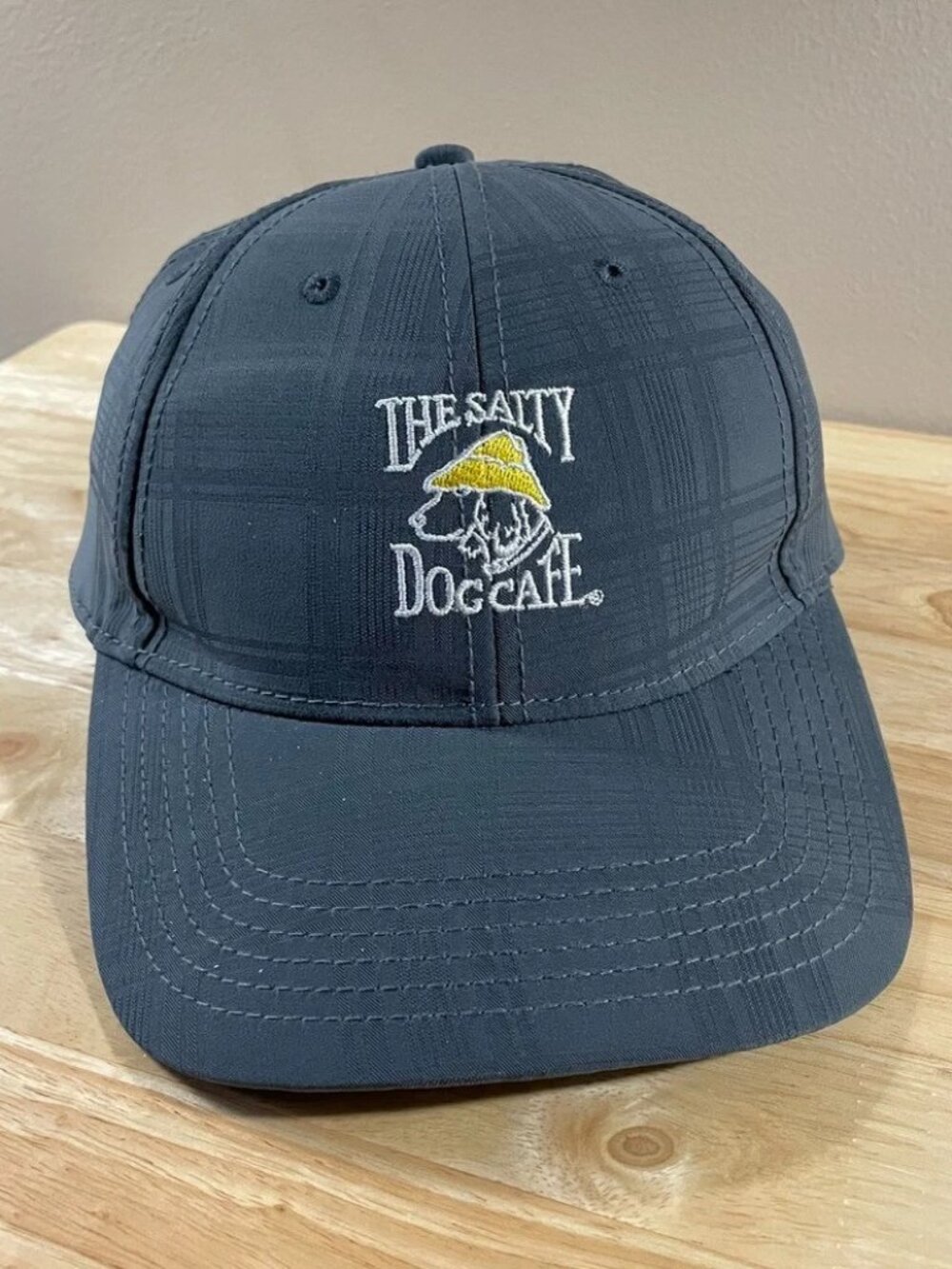 The Salty Dog Cafe Hilton Head Ahead Gray Baseball Cap UPF 30 Adjustable Hat